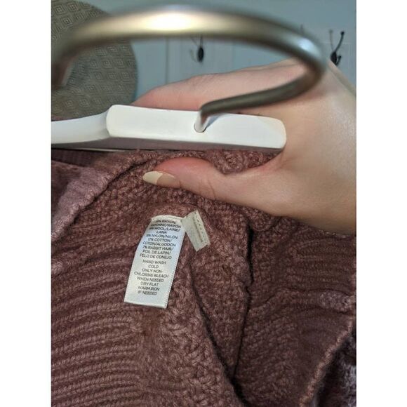 Loft Sweater Dusty Rose Pink - Picture 4 of 14